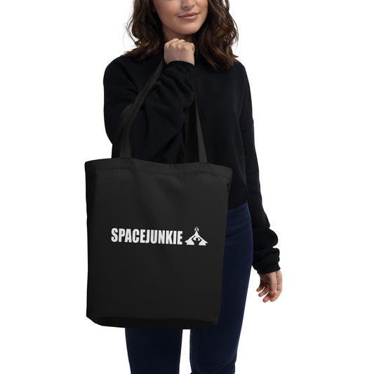 Spacejunkie pamut bevásárlótáska fekete