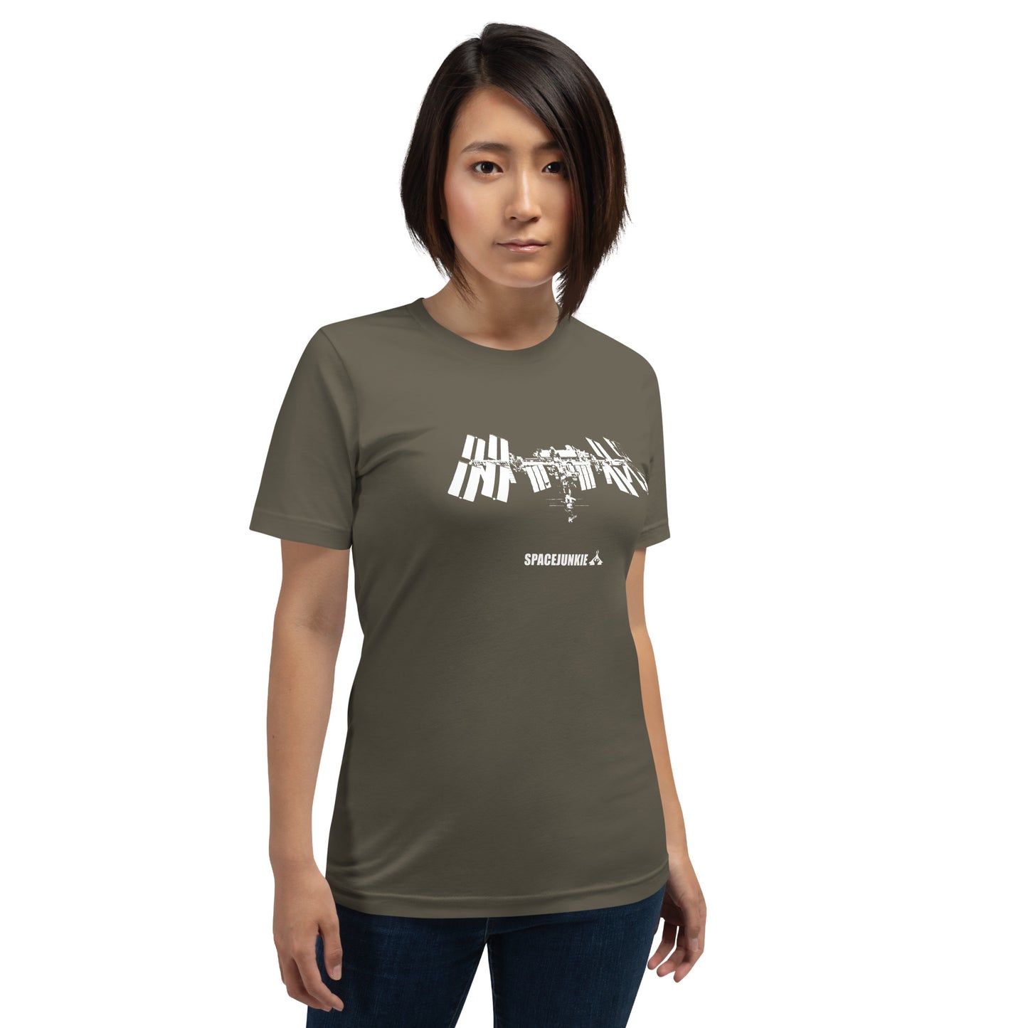 Nemzetközi Űrállomás női póló sötét