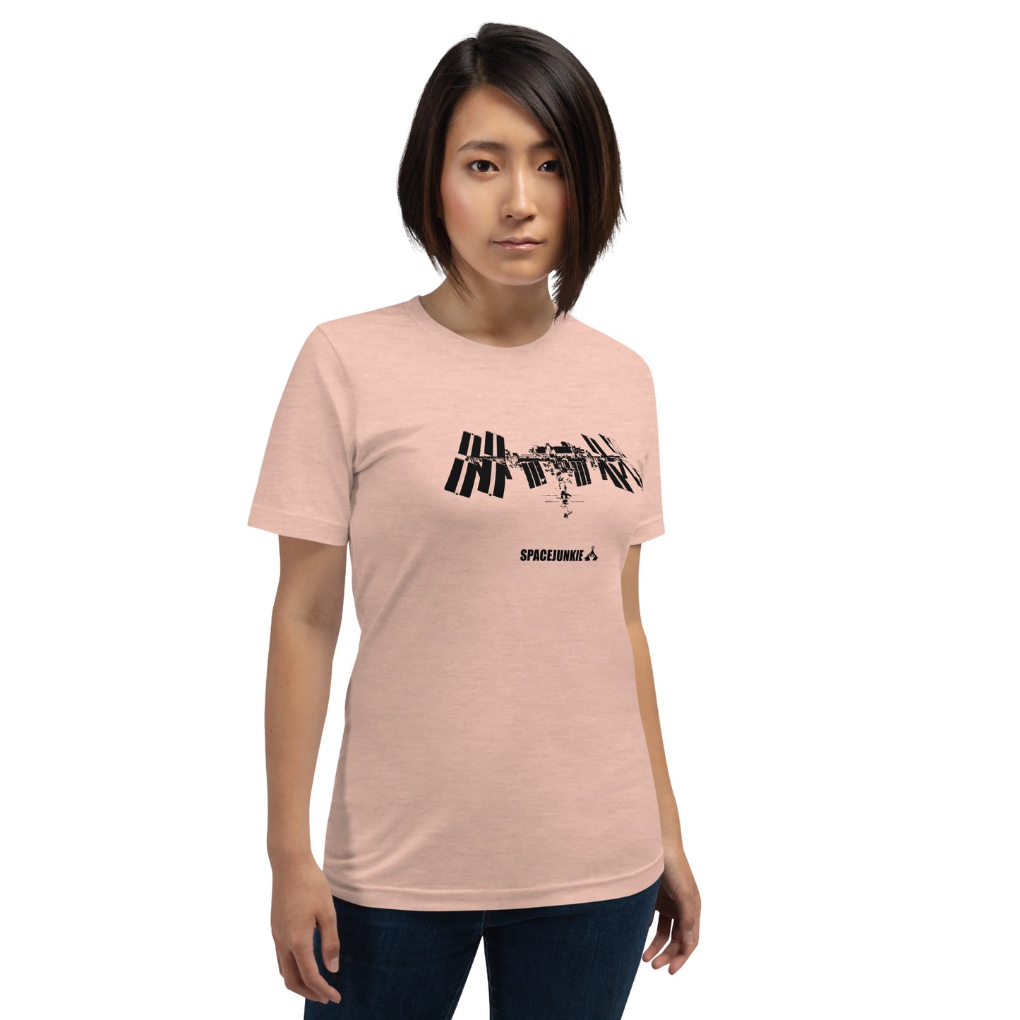 Nemzetközi Űrállomás női póló világos